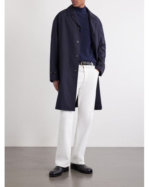 Fedeli Blue Onda Wool And Cashmere-Blend Sweater for men