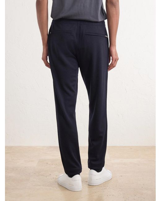 Orlebar Brown Blue Struma Tapered Cotton-jersey Sweatpants for men