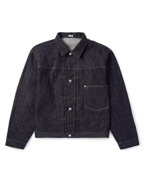 A.PRESSE Blue 1St Type Denim Jacket for men