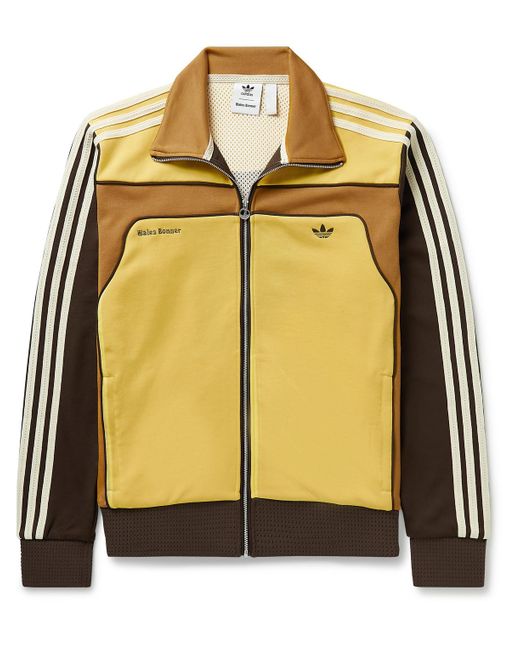adidas Originals Wales Bonner Striped Tech-jersey Track Jacket in ...