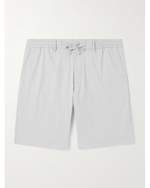 NN07 White Cotton-blend Twill Shorts for men