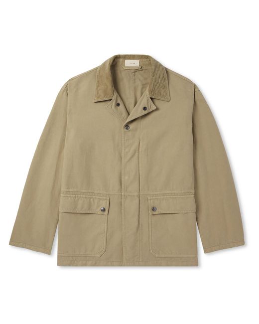 The Row Natural Frank Cotton-twill Jacket for men