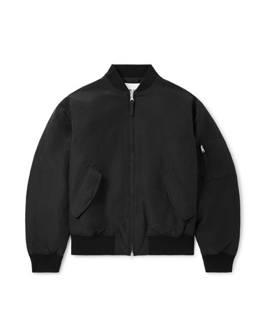 NN07 Black Atlas 8264 Shell Bomber Jacket for men