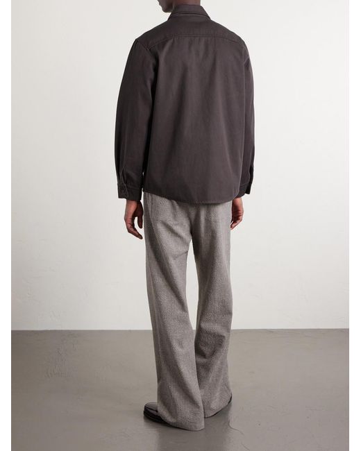A.P.C. Black Noah Cotton-Twill Blouson Jacket for men