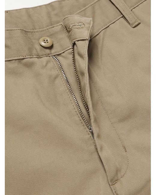 Pantaloni a gamba dritta in twill di misto cotone Calder di Carhartt in Natural da Uomo