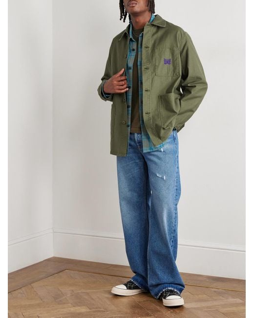 Overshirt di Needles in Green da Uomo