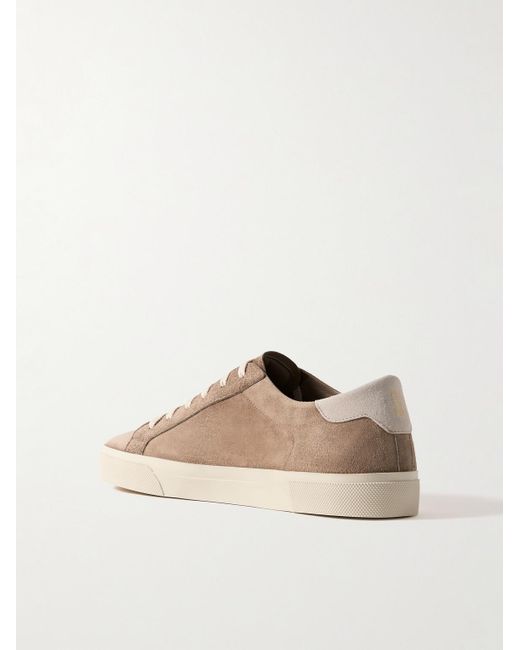 Brunello Cucinelli Natural Suede Sneakers for men