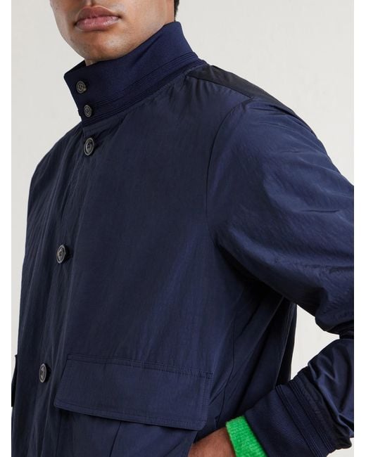 Valstar Blue Ino Shell Bomber Jacket for men