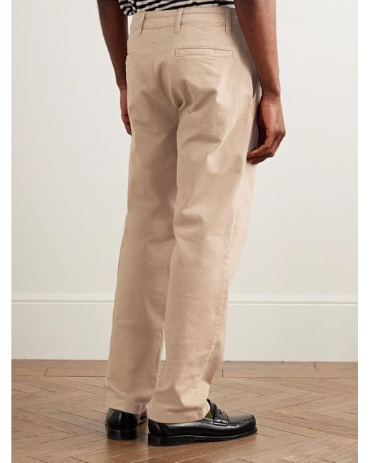 NN07 Natural Aden 1923 Straight-leg Organic Cotton-blend Twill Chinos for men