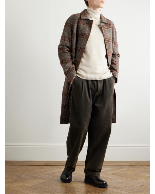 John Smedley Rollkragenpullover aus einer Mischung aus recyceltem Kaschmir und Merinowolle in White für Herren