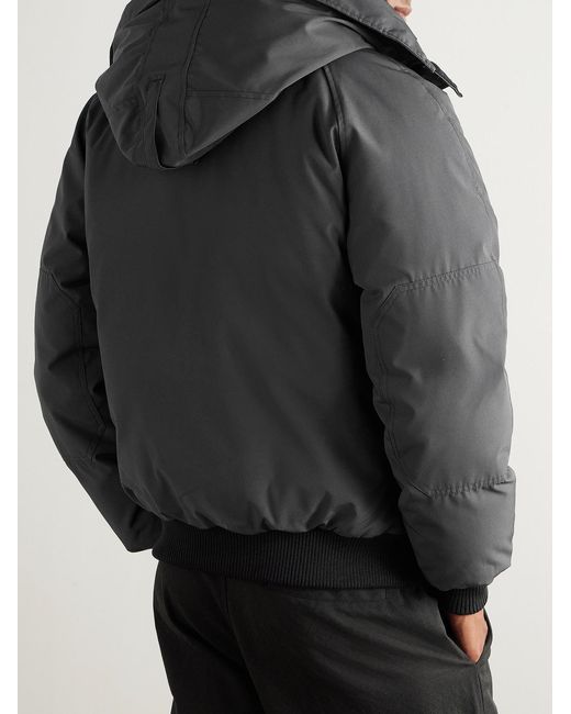 Canada Goose Gray Chilliwack Arctic Tech Hooded Down Jacket for men