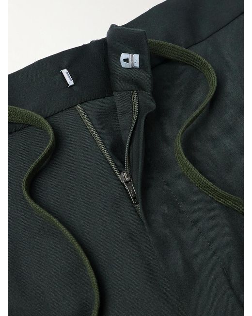 Mr P. Blue Slim-Fit Wool -Twill Drawstring Suit Trousers for men