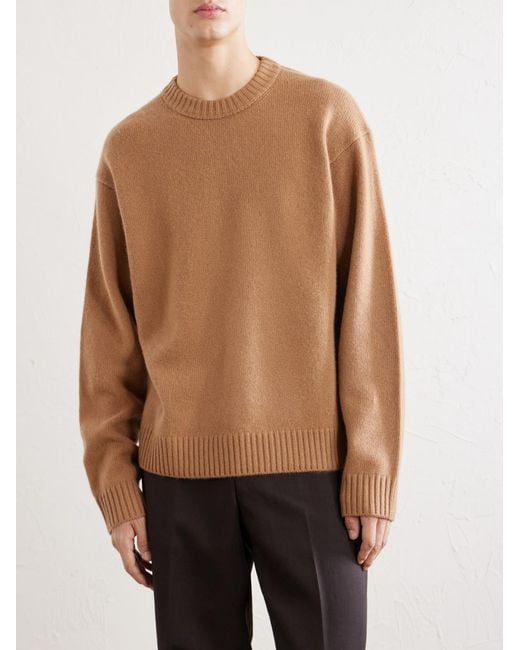 FRAME Brown Cashmere Sweater for men
