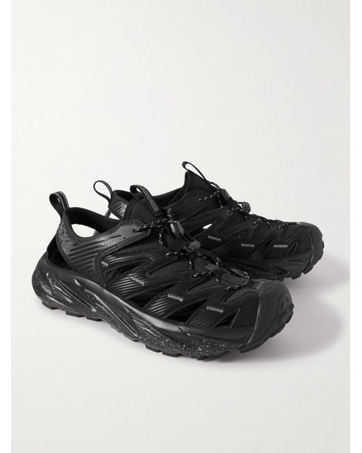Hoka One One Black Hopara Neoprene And Rubber Sneakers for men