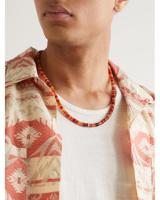Jacquie Aiche Black Opal And Diamond Beaded Necklace for men