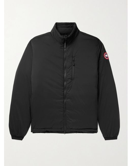 Canada Goose Black Lodge Quilted Shell Down Jacket for men