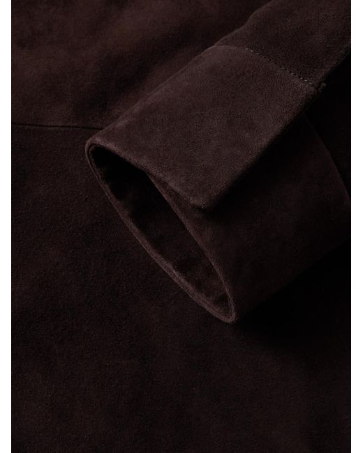 Altea Black Leon Suede Jacket for men