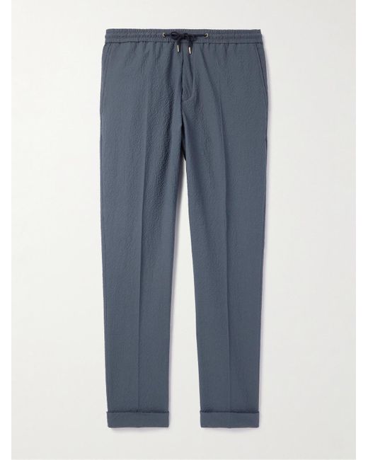 Paul Smith Blue A Suit To Travel In Worsted Stretch-wool Trousers for men