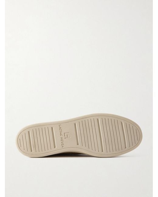 Officine Creative Brown Herbie Suede Loafers for men