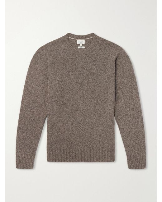 Hartford Gray Wool Sweater for men
