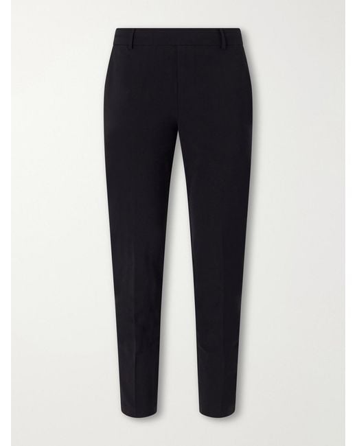 James Perse Blue Slim-Fit Stretch Cotton-Blend Trousers for men