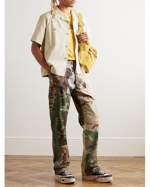 GALLERY DEPT. Natural Mechanic Camp-Collar Cotton-Twill Shirt for men