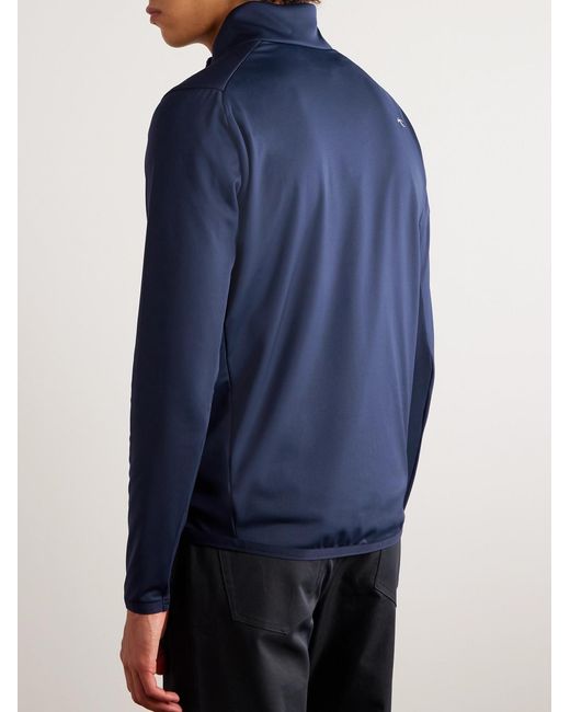 Kjus Blue Release Quilted Shell And Jersey Half-zip Golf Jacket for men