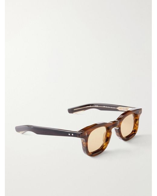 Jacques Marie Mage Natural Devaux-Round Frame Acetate Sunglasses for men