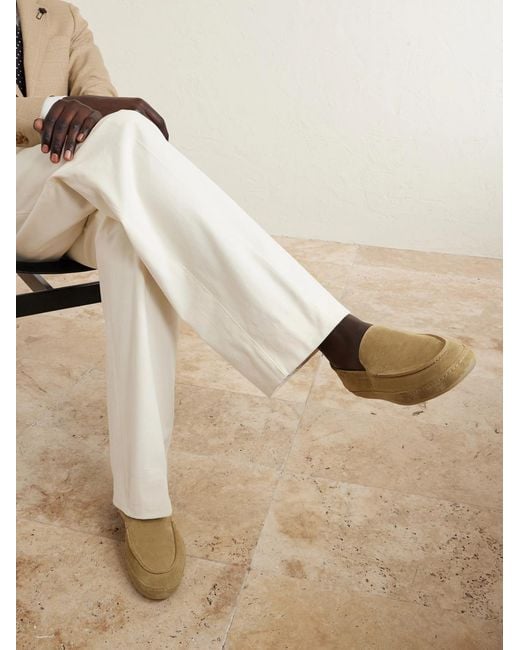 Officine Creative Natural Line 001 Suede Loafers for men