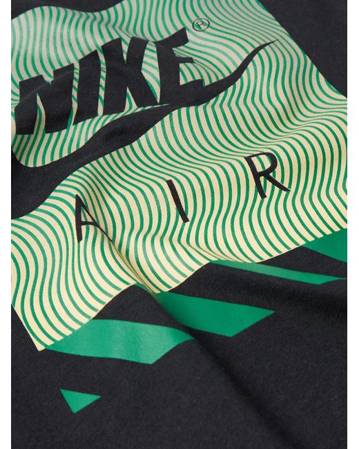 Nike Black Sportswear Logo-print Cotton-jersey T-shirt for men