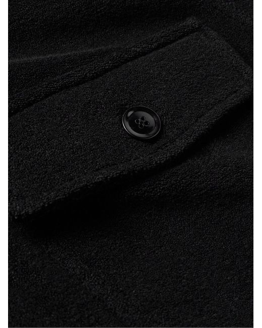 Tom Ford Black Cotton-terry Jacket for men