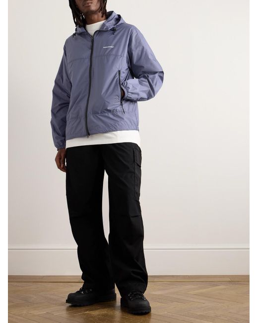 Thisisneverthat Blue T-light Logo-print Ripstop Hooded Jacket for men