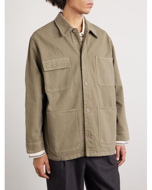 A.P.C. Natural Denim Overshirt for men