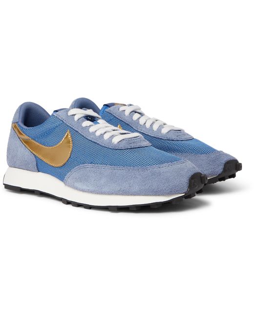 Nike Blue Daybreak Sp Suede And Mesh Sneakers for men