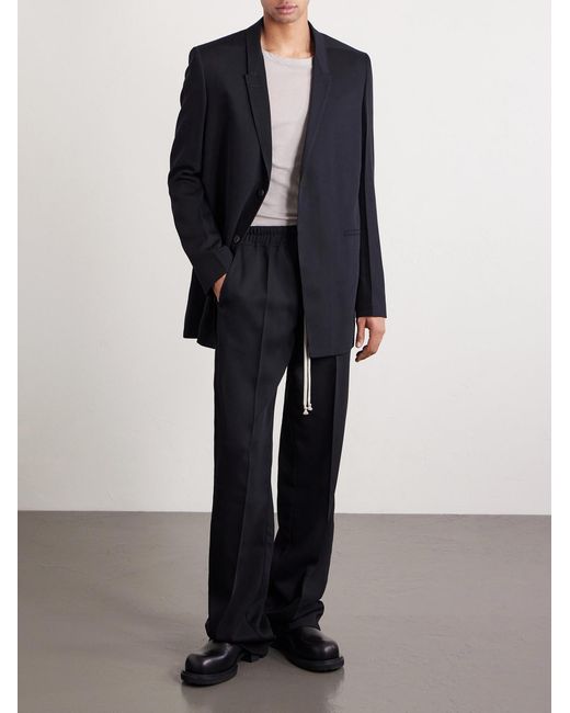 Rick Owens Black Wool Blazer for men