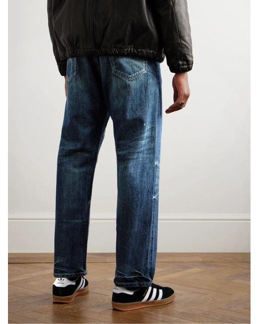 Neighborhood Blue Slim-fit Straight-leg Jeans for men