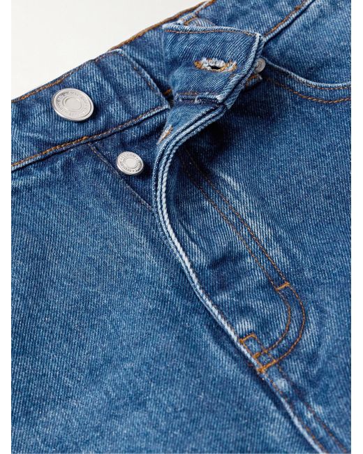 Jeans a gamba affusolata di AMI in Blue da Uomo