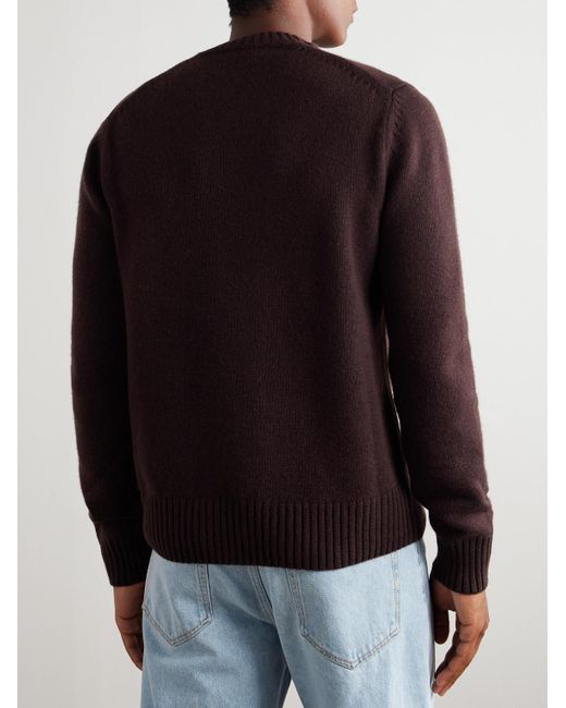 Tom Ford Purple Cashmere Sweater for men