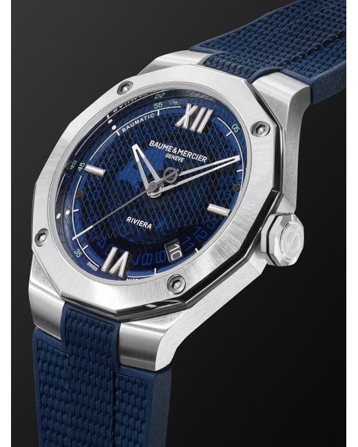 Baume & Mercier Blue Riviera Automatic Stainless Steel Watch, Ref. M0a10701 for men