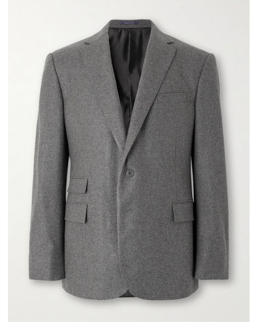 Ralph Lauren Gray Gregory Wool-Flannel Suit Jacket for men