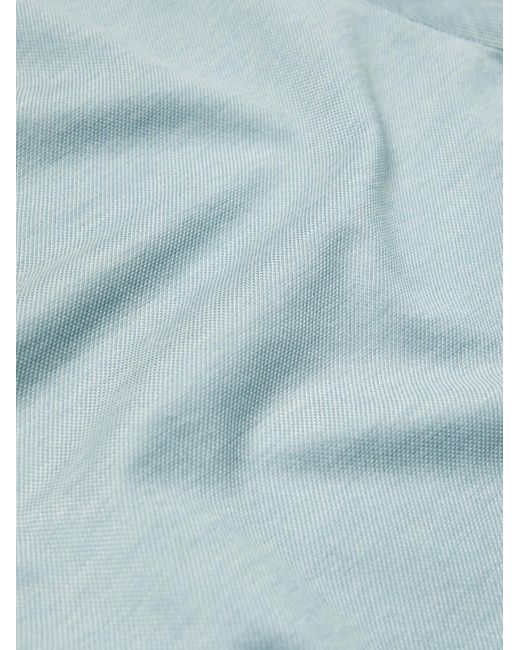 Loro Piana Blue Cotton Polo Shirt for men