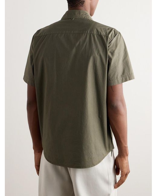 Alex Mill Green Mill Cotton-poplin Shirt for men