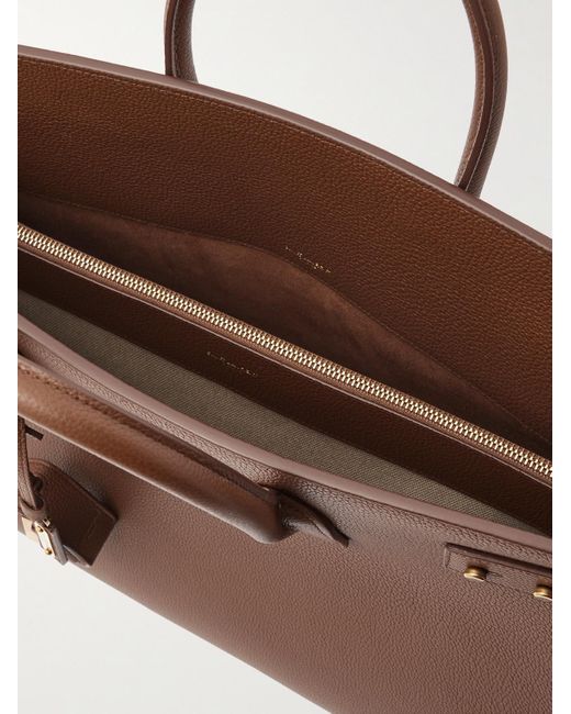 Saint Laurent Brown Sac De Jour Large Full-Grain Leather Tote Bag for men