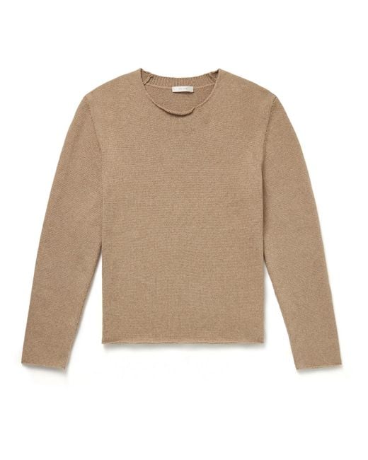 スウェット・トレーナー [The Row] Shai Sweater in Virgin Wool and Cotton The Row Shai-Sweater | antonioli | REVERSIBLE