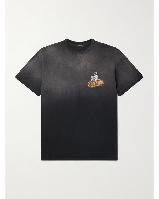 Willy Chavarria Black Chavarria Pomade Easy Logo-Print Cotton-Jersey T-Shirt for men