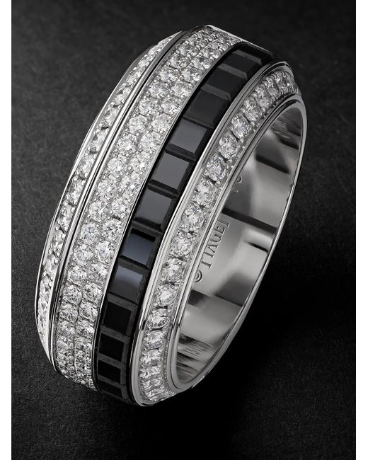 Piaget Black Possession 18-Karat, Diamond And Ceramic Ring for men