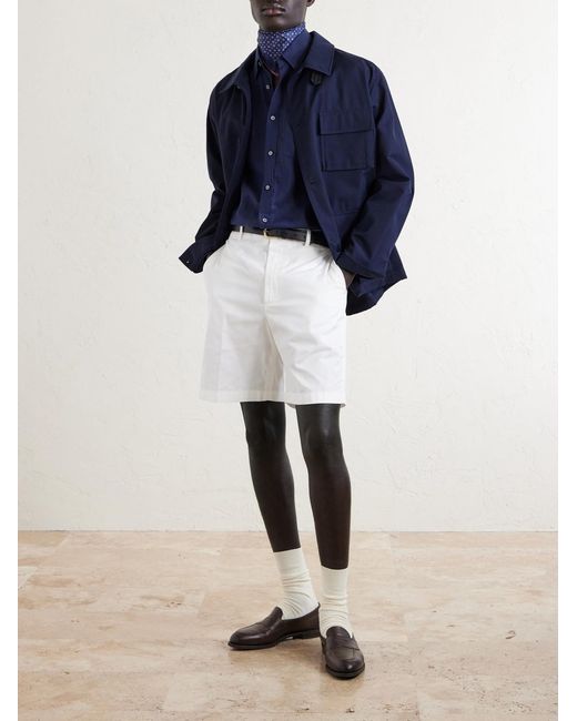 Dunhill Blue Linen Shirt for men