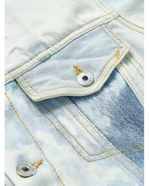 GALLERY DEPT. Blue Andy Distressed Denim Jacket for men
