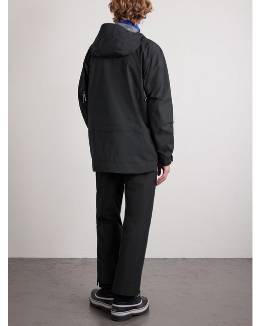 houdini Black Ride Recycled Loop Hardshell Hooded Ski Jacket for men