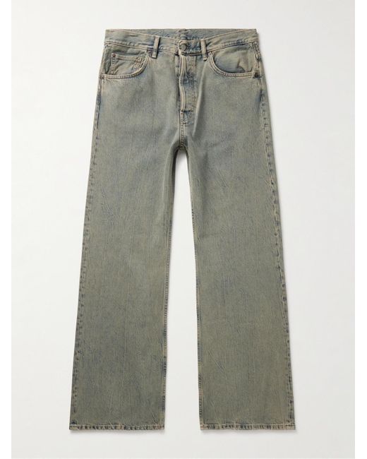 Acne Gray 2021m Wide-leg Jeans for men